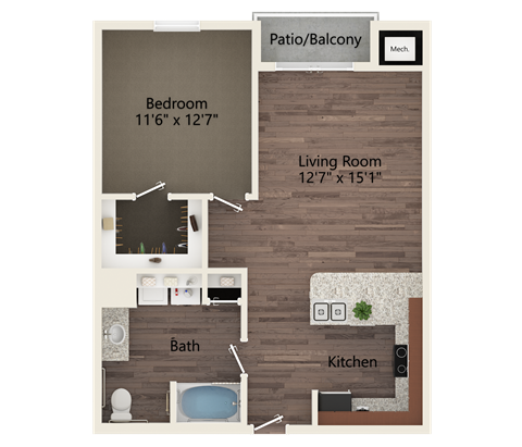 222 E Mitchell St. Studio-2 Beds Apartment for Rent - Photo Gallery 64